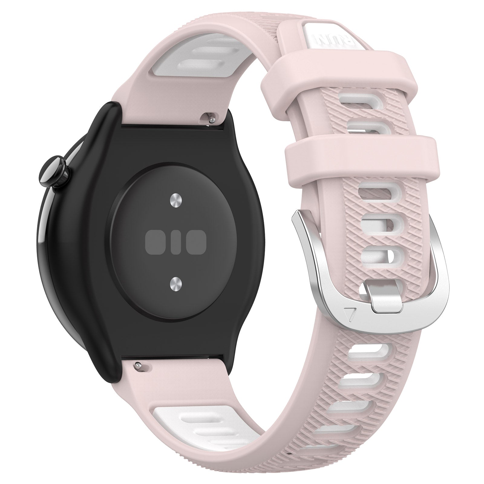 22mm Watch Band for Garmin Forerunner 265 Honor Watch GS 3i Silicone Cross Stripe Dual-color Strap Replacement 22mm Watch Band for Garmin Forerunner 265 Honor Watch GS 3i Silicone Cross Stripe Dual-color Strap Replacement